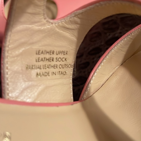 Le Chateau Pink/Rose LUXE Leather Strappy Heel. Made in Italy. EU 37 - Picture 10 of 10